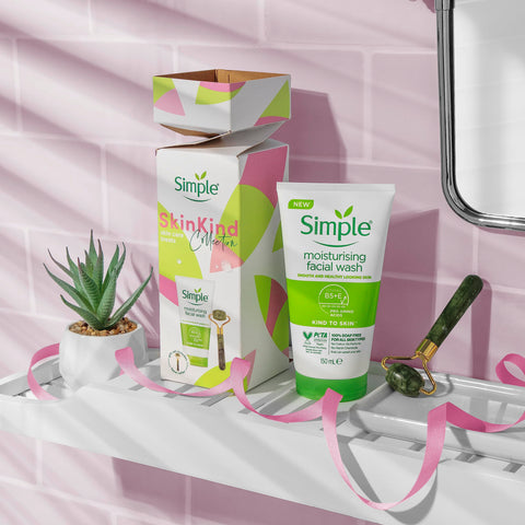 Simple Kind to Skin Skin Care Treats Gift Set for smooth and healthy looking skin perfect pampering gift for her 1 pc