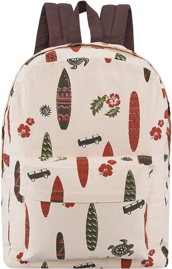 earthsave Casual Cotton Backpack for Boys & Girls| Water Resistant Laptop Backpack for Office and College.