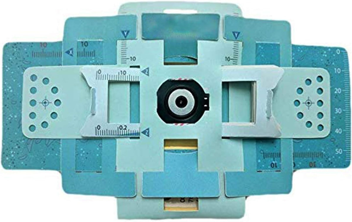 tecmac foldscope Labs Foldscope Basic Kit DIY Microscope |Foldable DIY Paper Foldscope | DIY Paper Microscope