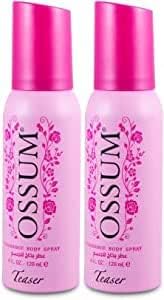 Ossum Body Spray for Women Teaser 120ml, Pack of 2