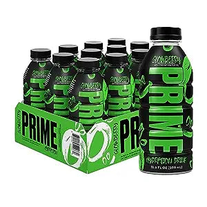 Prime Hydration Drink Sports Beverage "Glowberry ," Naturally Flavored, Caffeine Free, 16.9 Fl Oz Bottle