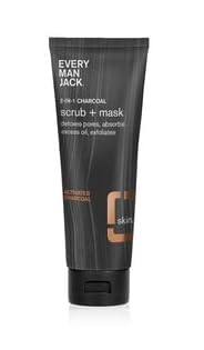 Every Man Jack 2-in-1Charcoal Mask And Scrub, 4.2 oz