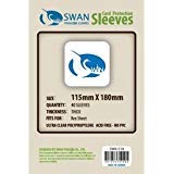 Swan Premium Card Sleeves (115x180mm) - 40 Pack, Thick Sheets - Rex Sheet
