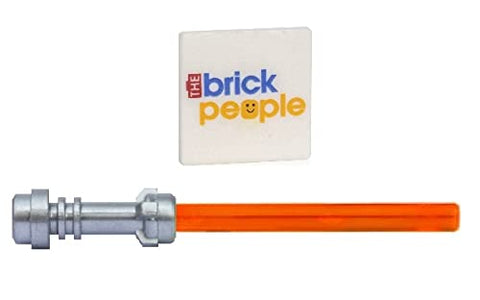 LEGO Accessories: Star Wars Replacement Orange Lightsaber (Trans-Orange) - for Minifigs