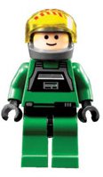 Lego Star Wars A-Wing Pilot Minifig 7754 From Mon Calamari Home One Cruiser