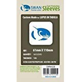 Swan Card Sleeves (61x110mm) - 160 Pack, Thin Sleeves - Lupus in Tabula