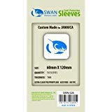Swan Card Sleeves (60x120mm) - 150 Pack, Thin Sleeves - Jamaica
