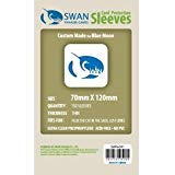 Swan Card Sleeves (70x120mm) - 150 Pack, Thin Sleeves - Blue Moon, Lost Cities