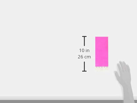 Amscan Event Paper Wristbands, 250 Pieces, Pink, Standard