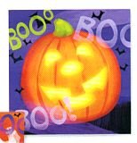 Friendly Pumpkin Party Luncheon Dinner Napkins Halloween NEW