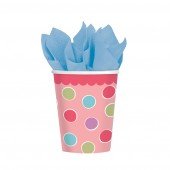 amscan Party - Paper Cups - Cupcake Girl - First Birthday - 266ml