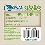 Swan Card Sleeves (40x40mm) - 160 Thin Sleeves