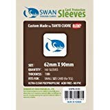 Swan Card Sleeves (62x90mm) - 160 Pack, Thin Sleeves - Tanto Cuore