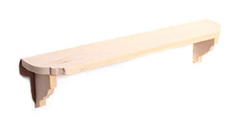 Melody Jane Dollhouse Unfinished Bare Wood Shelf Miniature Shelves Wall Accessory 1:12