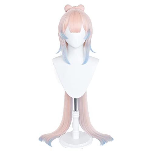 UTIEHD Anime Cosplay Wig, Genshin Impact Wig, with two Wig Caps, for Halloween, Party & etc. (Kokomi Cosplay)