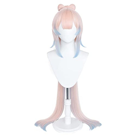 UTIEHD Anime Cosplay Wig, Genshin Impact Wig, with two Wig Caps, for Halloween, Party & etc. (Kokomi Cosplay)