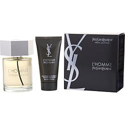 YVES SAINT LAURENT LHomme for Men - 2 Pc Gift Set 3.3oz EDT Spray, 1.6oz Shower Gel