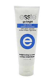 Essie Go Bright Nail Scrub 3oz with Nail Care Ikonna Brush Soft for Fingernails Toes and Deep Cleaning repair Kit for damaged nails