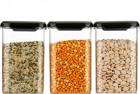 Netiva Air Tight Container For Kitchen Storage Set, Kitchen Containers Set, kitchen organizer items and storage, Bpa-Free Container, Dishwasher Safe (1100 ml - pack of 12)