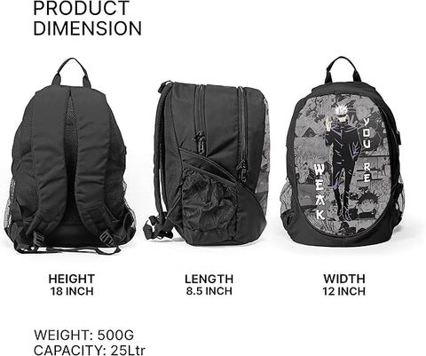 MCSID RAZZ - Design Backpack (25 ltrs) - Casual Bag For Men & Women - School/College Bag For Boys & Girls