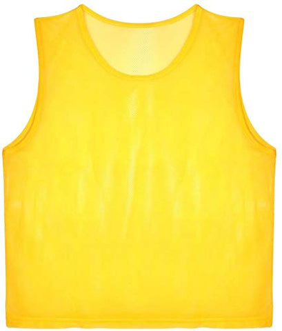 VGEBY1 12 Pack Mesh Scrimmage Confrontation Training Vests Football Vest Breathable Adults Jerseys Bibs Football Football