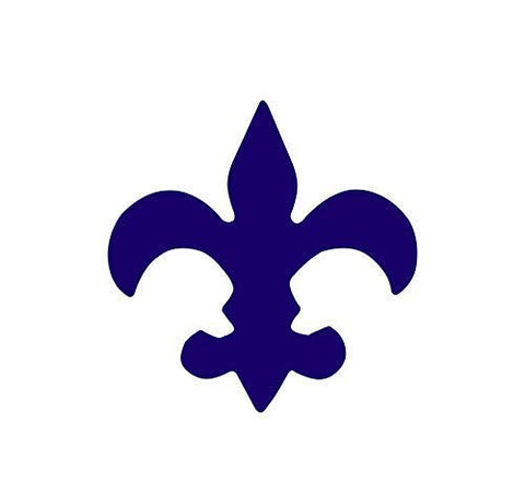 Fleur De Lis Tanning Stickers Roll Of 1000