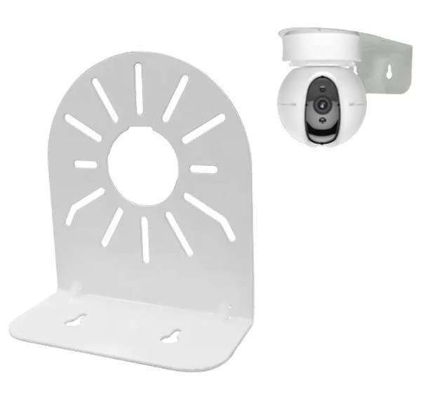 Bectro Metal Camera Mount Bracket Heavy Duty, Anti-Rust Camera Bracket/Stand/Holder for Indoor/Outdoor Dome and Bullet Camera (White)