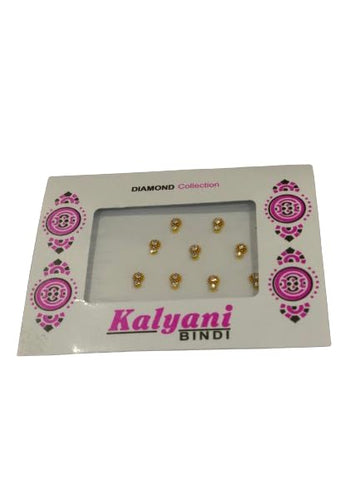 Generic Bindi for Women Indian Item Bindi for Plain Sticker Stone Stickers Bindi Tikka Daily Use Forehead Silver Gold Bindi (Bindi-02)