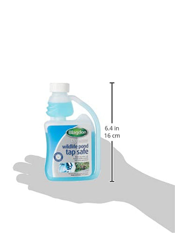 Blagdon Natural Wildlife Pond Tap Safe, Removes Chlorine, Makes Tap Water Safe, Bio-Activates, 250ml, Treats 2,273 Litres of Water