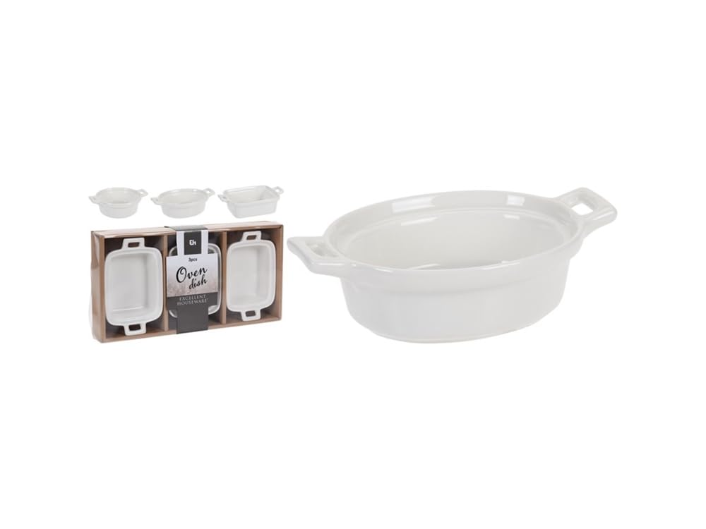Koopman Set of 3 Porcelain Dishes 798000090
