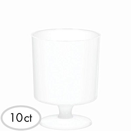 White Mini Pedestal Cups | 10 Ct. | 5 oz.