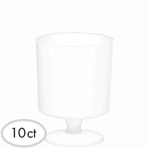 White Mini Pedestal Cups | 10 Ct. | 5 oz.