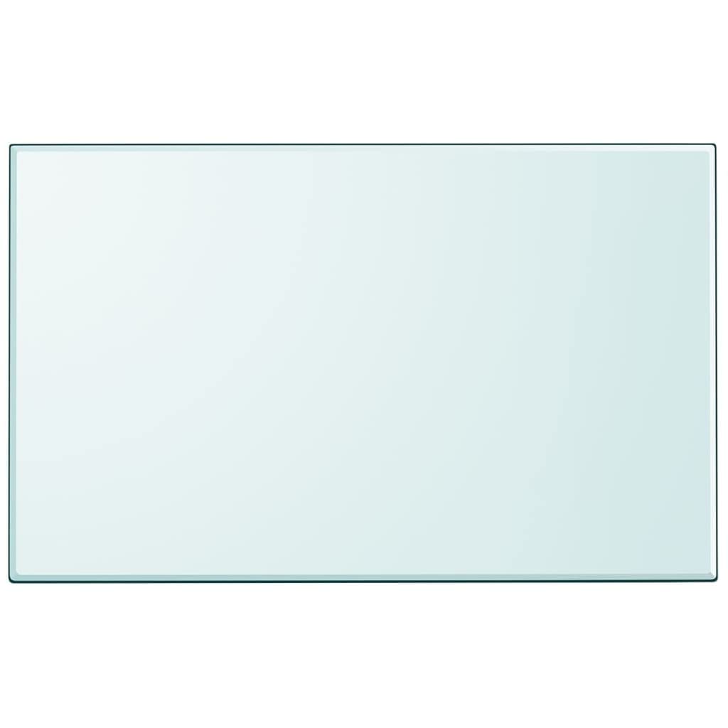 vidaXL Table Top Dining Table Protector Tempered Glass Rectangular 1000x620 mm