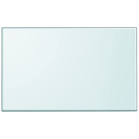 vidaXL Table Top Dining Table Protector Tempered Glass Rectangular 1000x620 mm