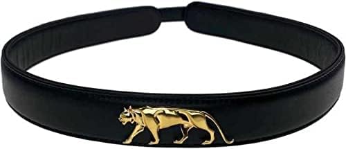 LIBJOY Black Stylish Belt for Women, Black, Free Size