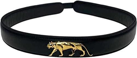 LIBJOY Black Stylish Belt for Women, Black, Free Size