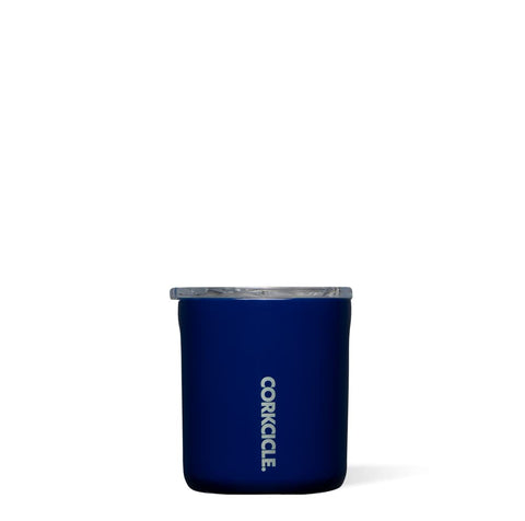 Corkcicle Buzz Cup, Triple Insulated Stainless Steel Travel Cocktail Tumbler, BPA Free, Keeps Beverages Cold for 9 Hours and Hot for 3 Hours, 12oz, Gloss Midnight Navy