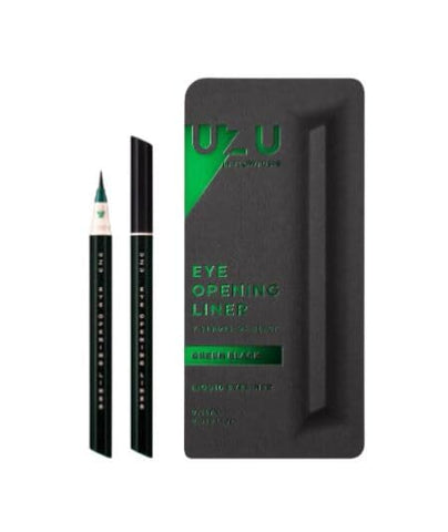 Flowfushi UZU Eye Opening Liner Liquid Eyeliner Metallic Black Platinum Black Red Black Green Black (Green Black)