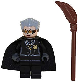 LEGO Minifigure - Harry Potter - MADAME HOOCH with Broom