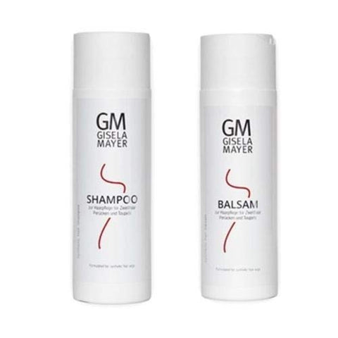 Gisela Mayer synthetic hair care set, shampoo 200 ml and balm 200 ml