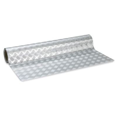 Lakeland Self Adhesive Cut To Fit Metallic Shelf Liner 45cm W x 1.5m L - Industrial Look Wipe-Clean