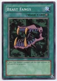 Yu-Gi-Oh! - Beast Fangs (LOB-041) - Legend of Blue Eyes White Dragon - Unlimited Edition - Common