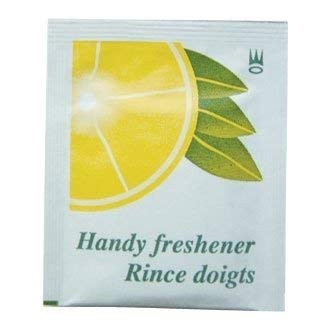 Freshening Hand Wipe Small - Lemon Scented (Pack 1000)