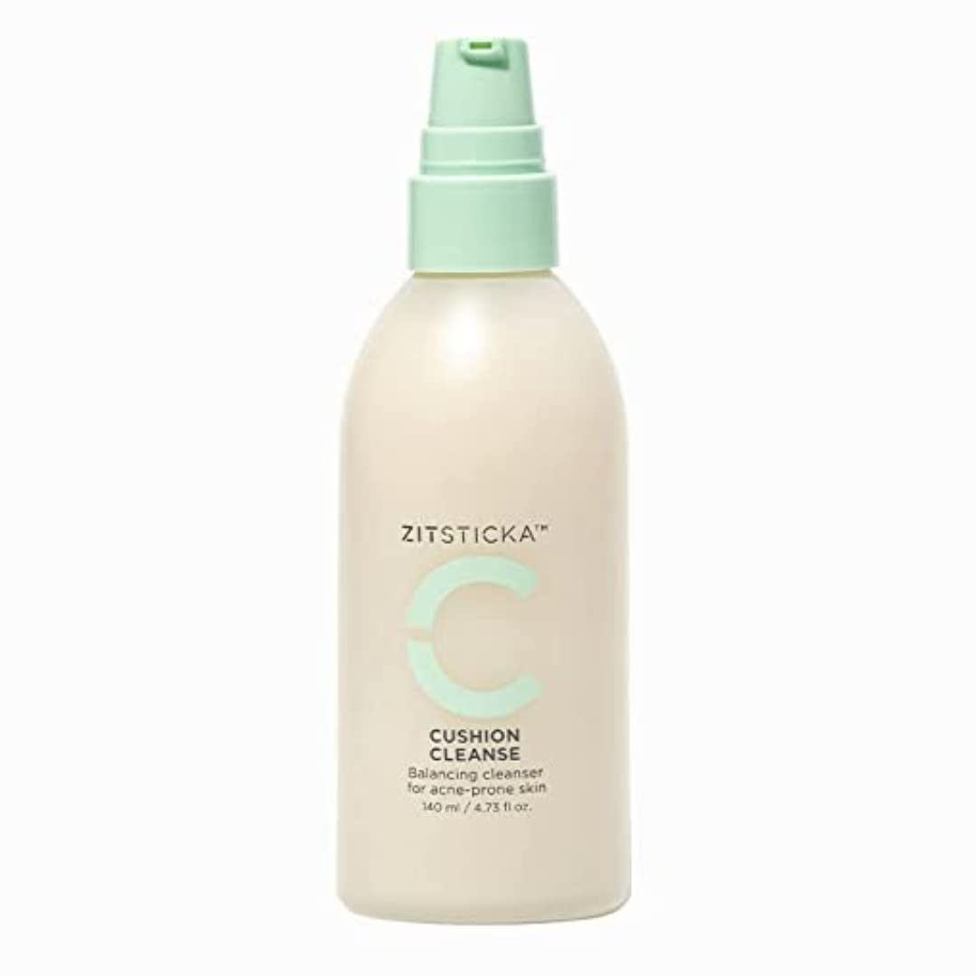 ZitSticka CUSHION CLEANSE Hydrating Facial Cleanser for Sensitive, Breakout-Prone Skin, Non-Stripping, Barrier-Boosting | 140ml / 4.7 oz (Pack of 1)