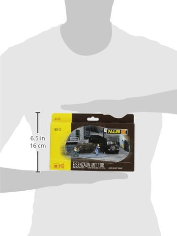 Faller 180412 Iron Fence with Gate Scenery and Accessories