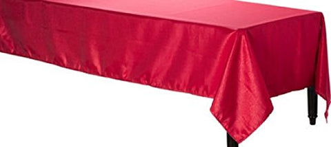 Red Metallic Table Cover | Party Decor