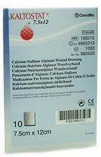 KALTOSTAT CALCIUM-SODIUM ALGINATE WOUND DRESSING 7.5CMX12CM - 10