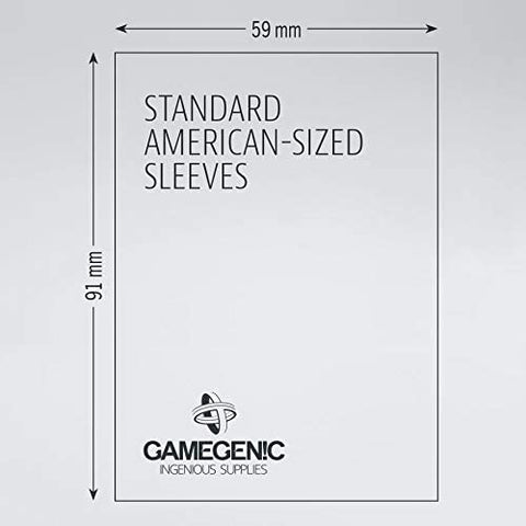 10 Packs Gamegenic Matte Board Game Sleeves 50ct Standard American Size Card Sleeves Display Case