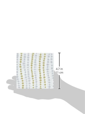 Amscan Metallic Dot Beverage Napkins | Pack of 16 | Party Supply
