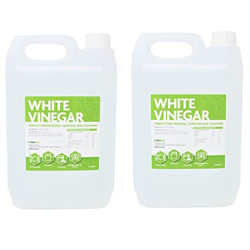 Hexeal WHITE VINEGAR | 10L | Food Grade Suitable for Cleaning, Baking, Cooking & Pickling